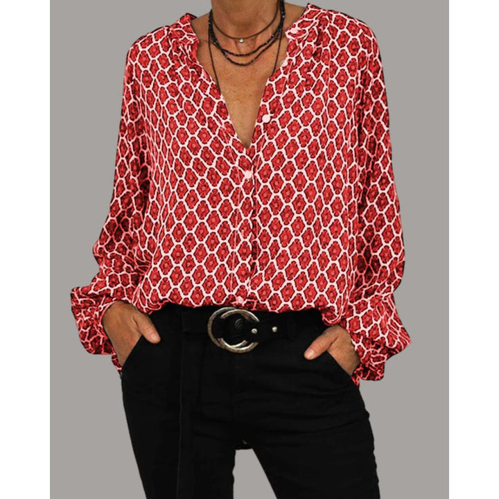 Zara | Blusa elegante con escote en V